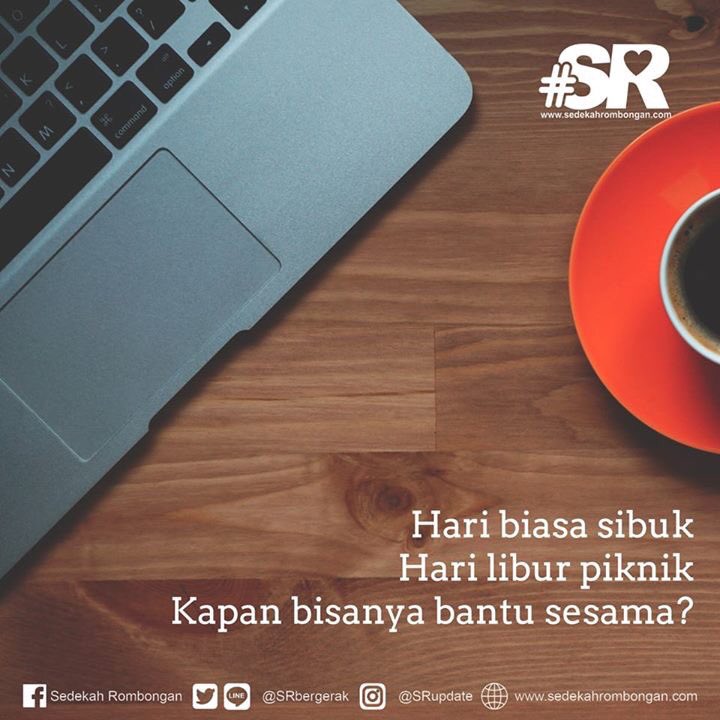 Bantu sesama, Lhur...
<a href="/SRbergerak/">Sedekah Rombongan</a>
