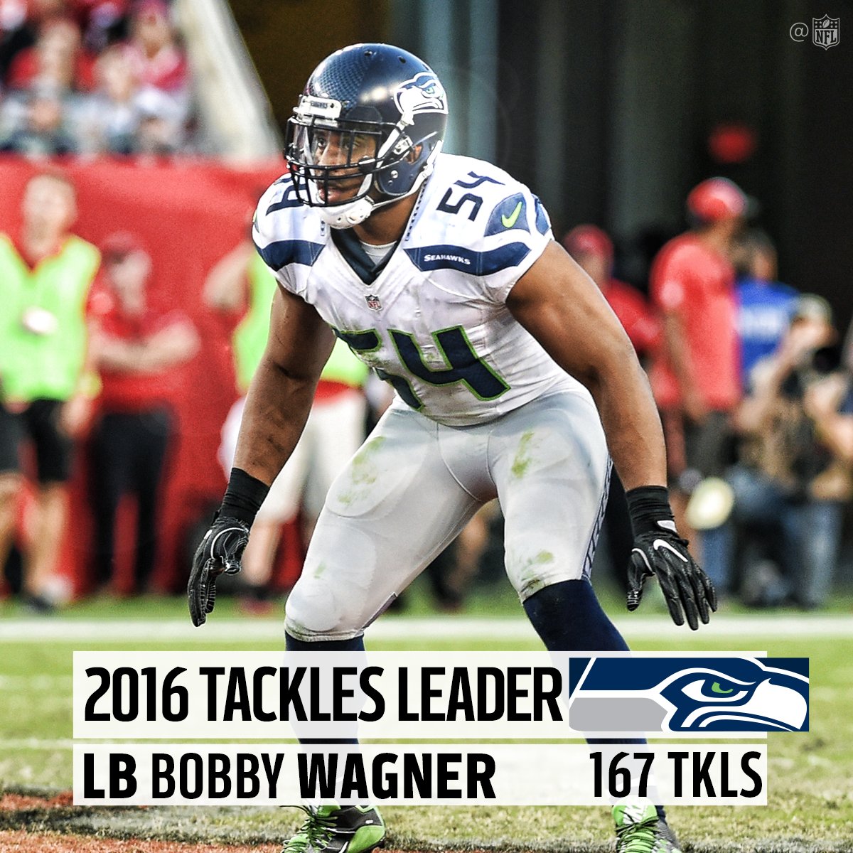 NFL's tweet photo. The most tackles in 2016?

@Seahawks LB @Bwagz54! 💪

#WeAre12 https://t.co/g45IUKfJiB