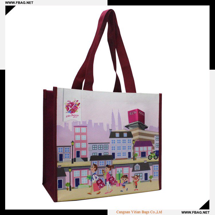 product on Alibaba.com APP Eco Friendly easy carry sublimation RPET tote bag m.alibaba.com/qaQRbe
