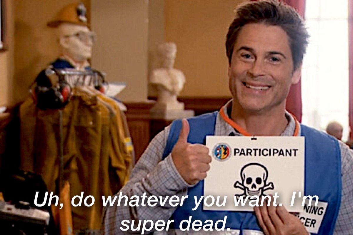 hamilknope's tweet photo. #parksandrec #hamilton #parksandham https://t.co/CPju7npeZs