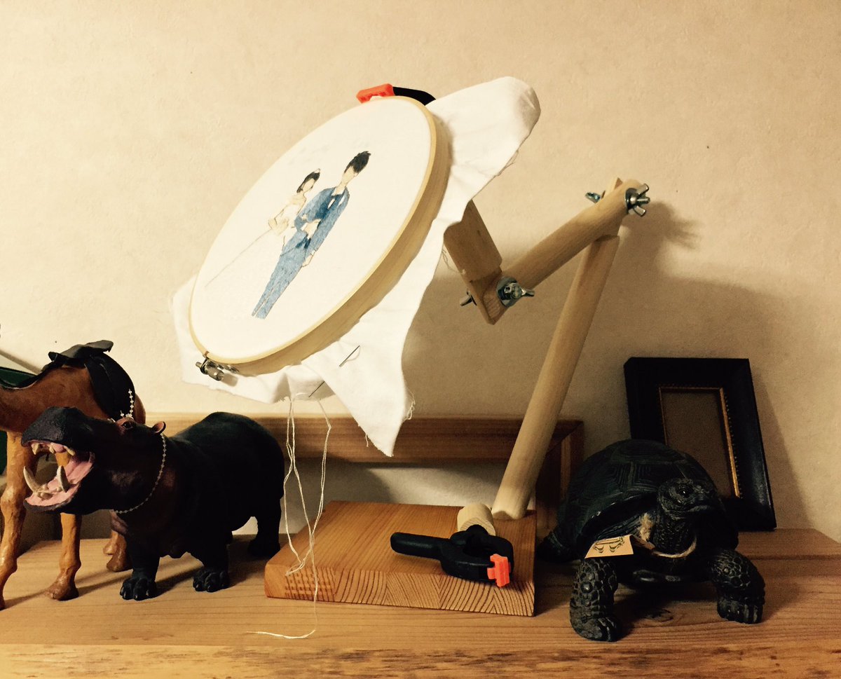 刺繍枠スタンド Twitter Search Twitter