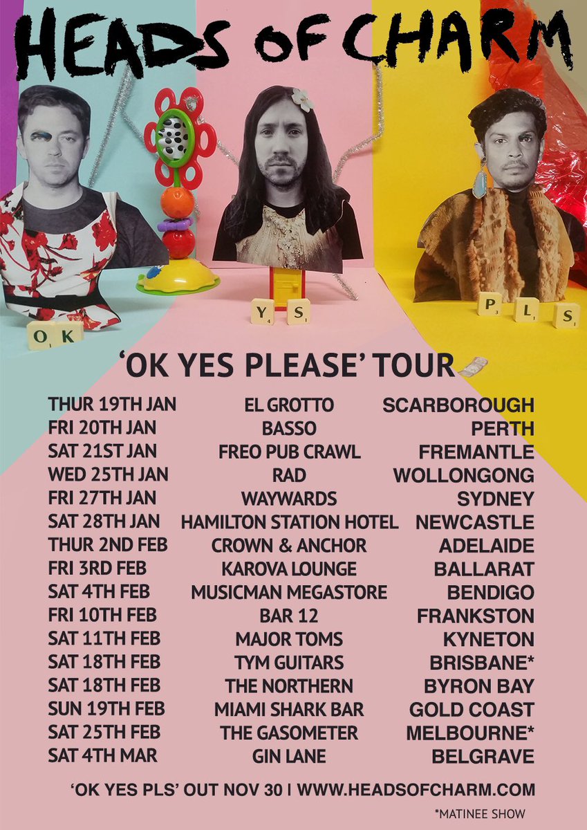 headsofcharm's tweet image. Huge tour coming up! #diy #pleaseclap