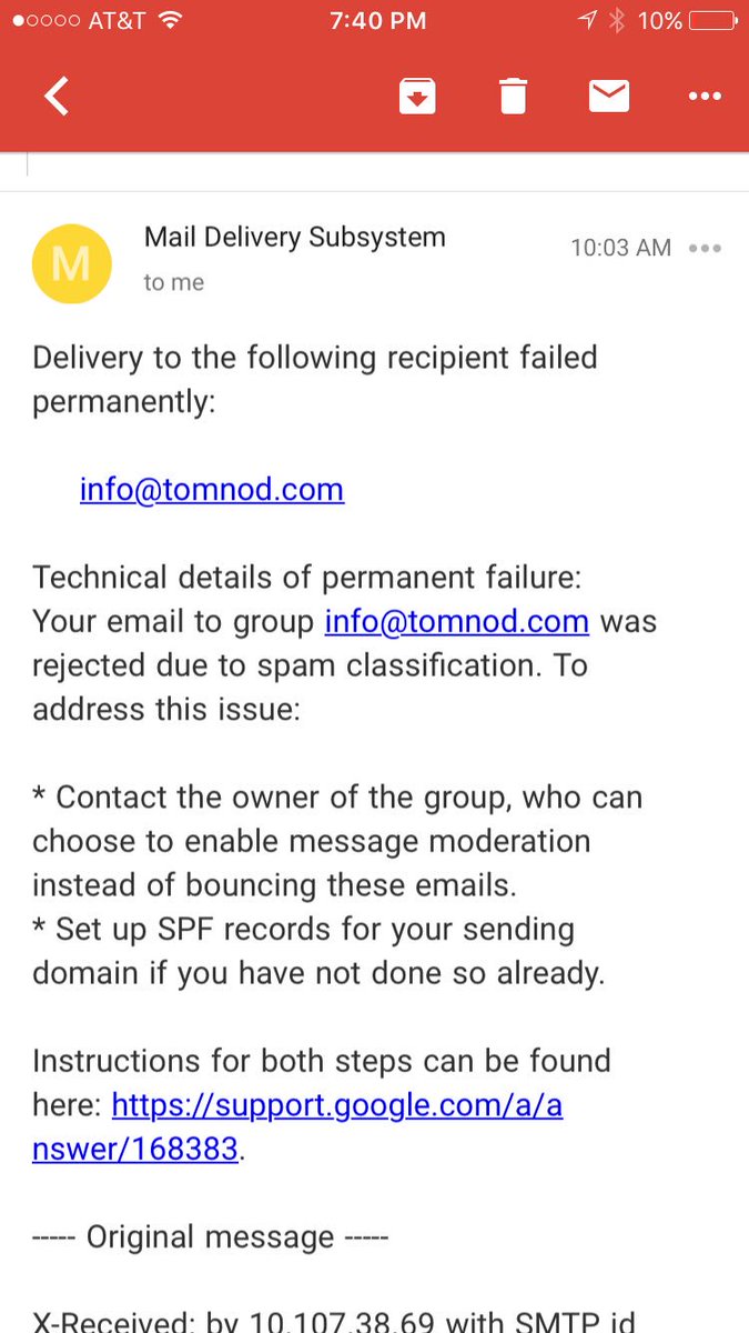 heregoesmuffin's tweet photo. @tomnod @Global_Xplorer is this spam? I didn't sign up for whatever this account is, and when I tried to reply i got a failed delivery email https://t.co/9porbHJzer