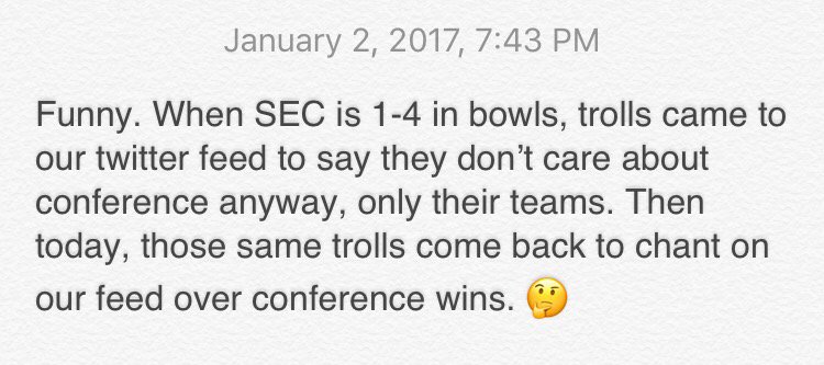 SEC_Exposed's tweet photo. These #SECFanBoys are seriously unwell... #IncestIsBestInSEC #RivalRooting #CoattailRidingConference https://t.co/74SbZVdTzo