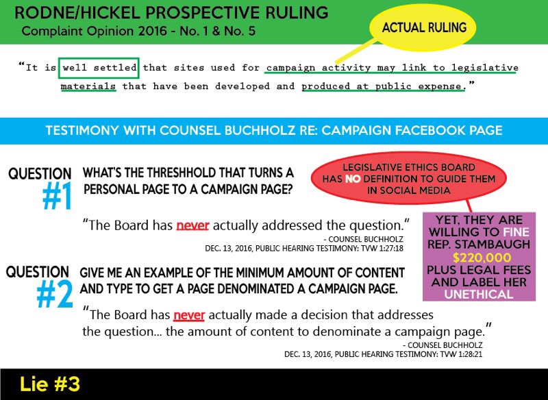 infoisethical's tweet photo. How can LEB threaten Stambaugh w/$220,000 when the Board has NO social media definition? #StandWithStambaugh #waleg https://t.co/e53VxQCKpv