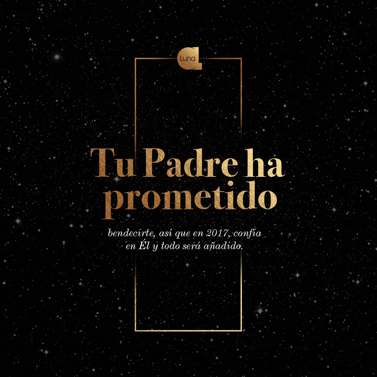 PastorCashLuna's tweet image. Tu Padre ha prometido bendecirte, así que en 2017, confía en Él y todo será añadido.