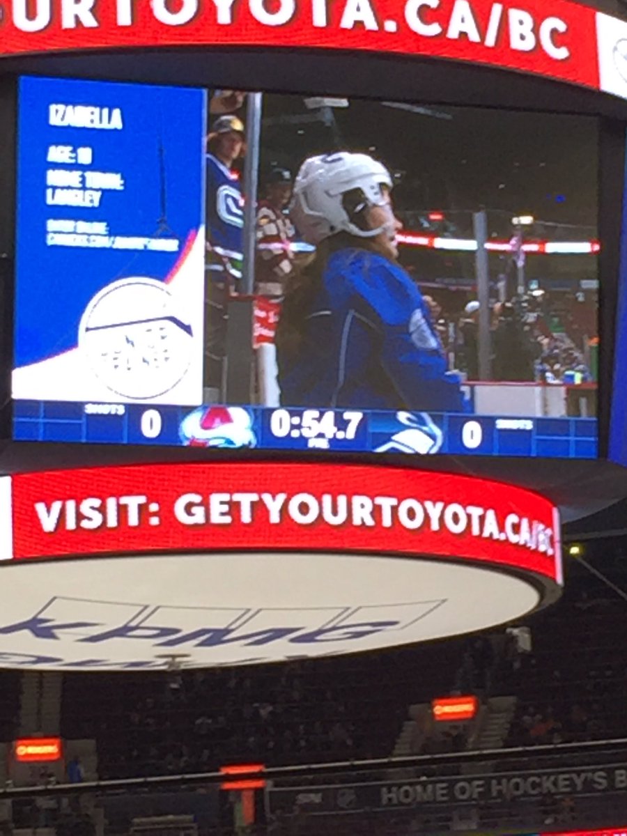 Thanks <a href="/Canucks/">Vancouver Canucks</a>  making my daughters dream come true