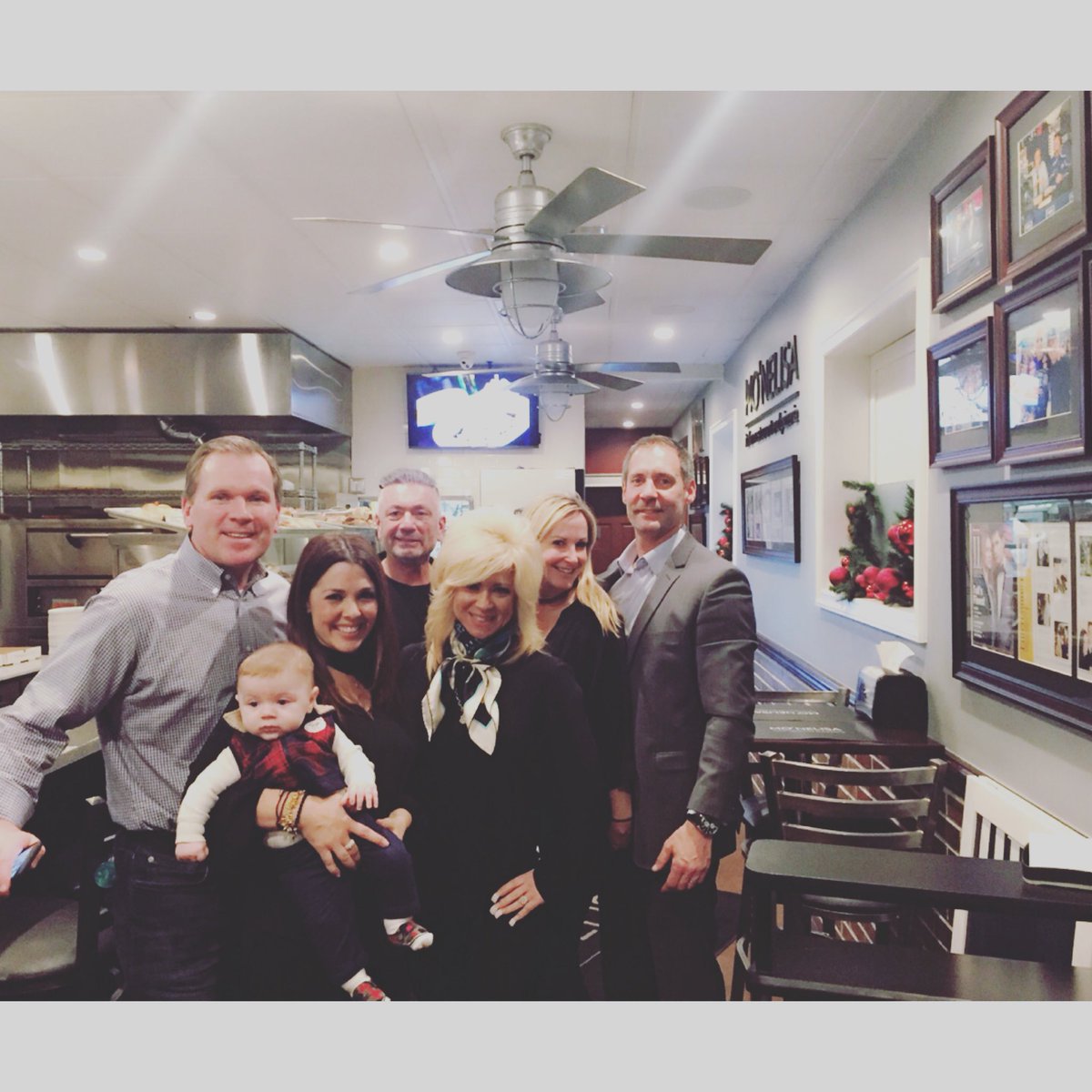So happy to have <a href="/Theresacaputo/">Theresa Caputo</a> <a href="/Larrycaputo/">Lawrence Caputo</a> in for dinner tonight! #wherefoodmeetsfamily <a href="/ElisaDiStefano/">Elisa DiStefano</a> <a href="/COACH_MOCASSARA/">MO CASSARA</a>