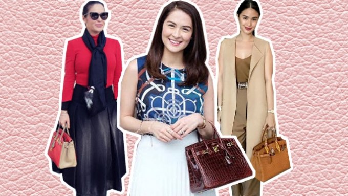 Official PEP.ph on X: Marian Rivera, Heart Evangelista, and stars with  Hermes Birkin and Kelly bags collection.    / X