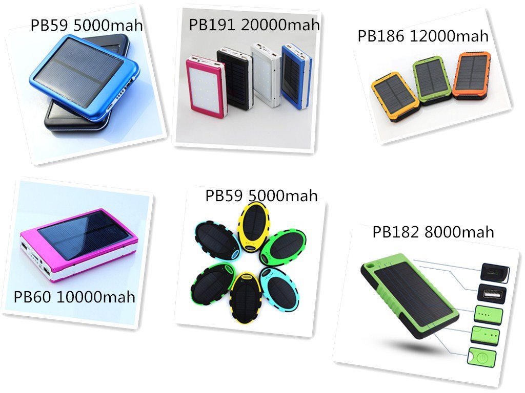 Different model for solar power banks , Do you have any interested ?