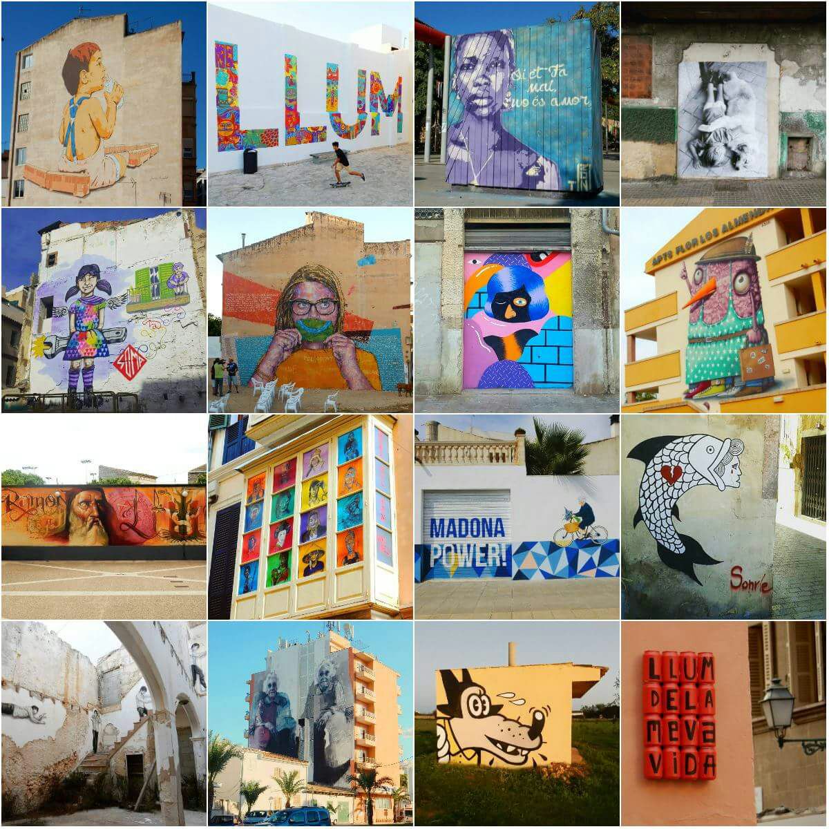 2 obres d'art urbà impulsades per <a href="/AnyLlull/">Any Llull</a> <a href="/BMAlgaida/">ANY LLULL · ALGAIDA</a> i <a href="/ibjove/">IBJOVE</a> a #CampDeTreball #saPobla considerades del millor #StreetArt #Mallorca 2016