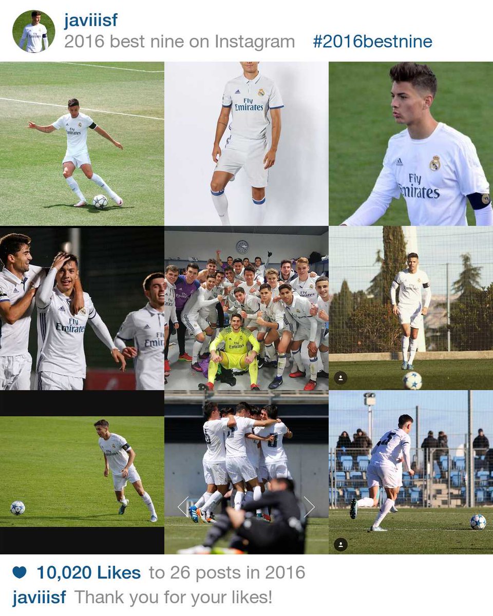 @javisf5 #HAPPYNEWYEAR 📸🔝⚪💪⚽📽 #2016bestnineoninstagram #FelizAnoNuevo