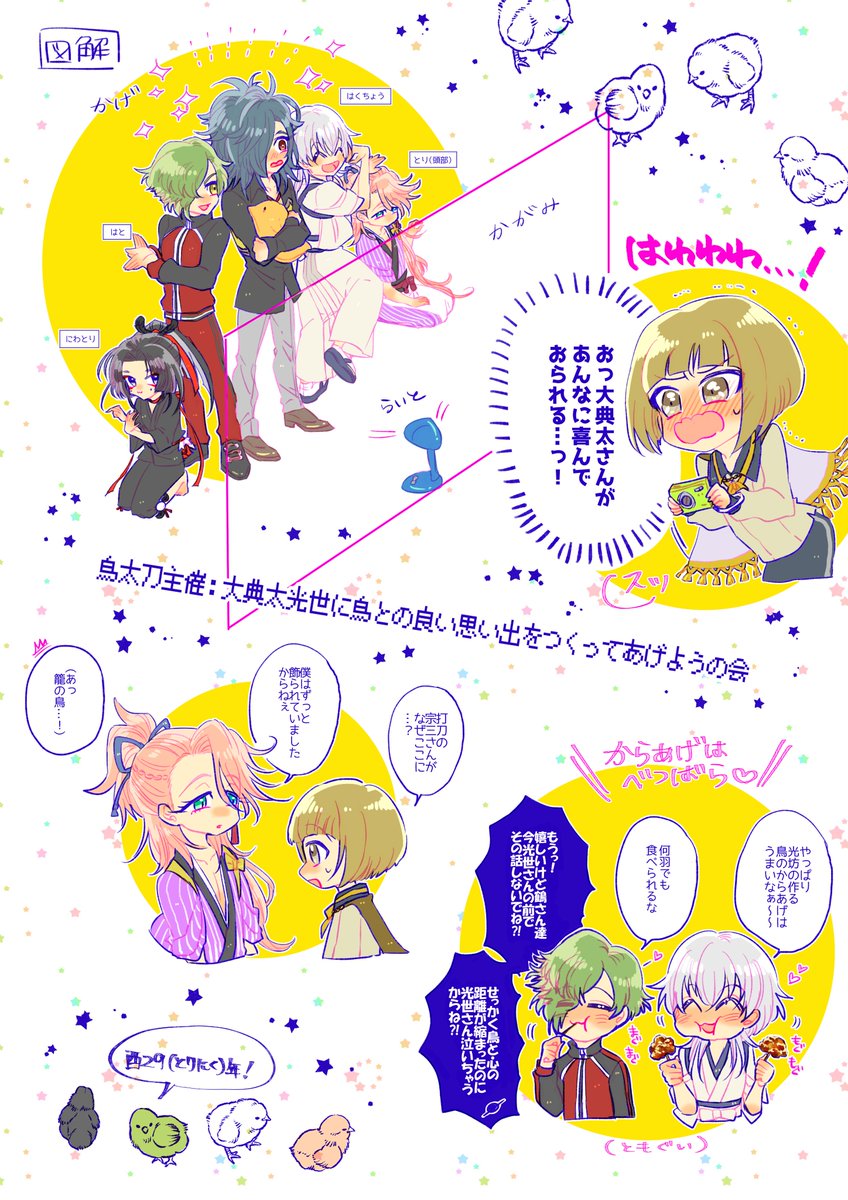 酉年だよ鳥太刀さん!+αと光世と前田 