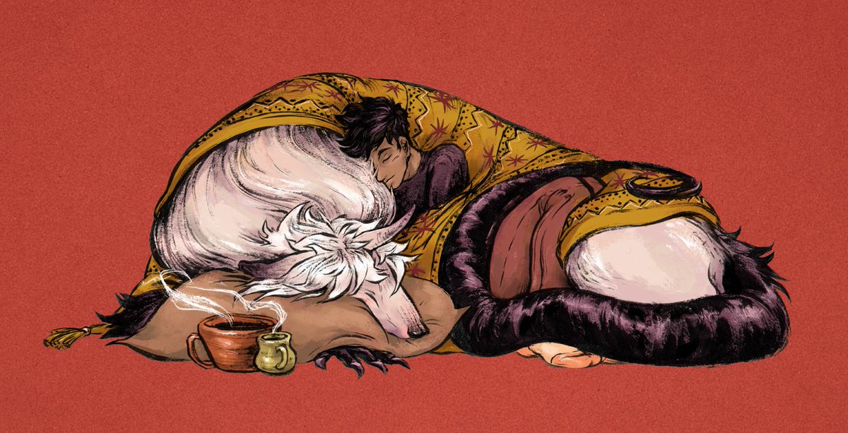 HI @mintlarks!! I was your sneakret santa for #holidayexchange2k17, I did your monster AU of your good boys! HAPPY NEW YEARS~!!