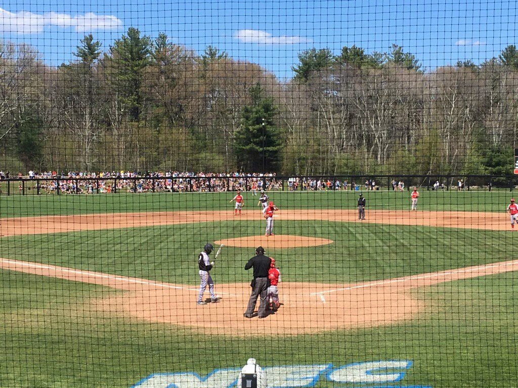 lifeofncaabase's tweet photo. Next up is @_BryantBaseball from Rhode Island. The Bulldogs have new facilities and lots of support from the @BryantUniv students! https://t.co/ClzbuK050E