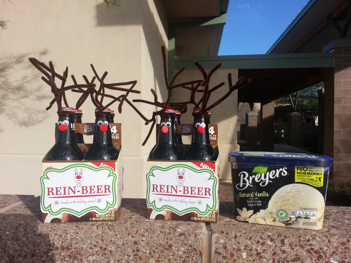 Akidna37's tweet photo. 8 tiny Reinbeers (root flavored:p) and vanilla icecream sleigh for the firefighters at Rincon Vista on Dec 25th https://t.co/RO1ZXu6tmF