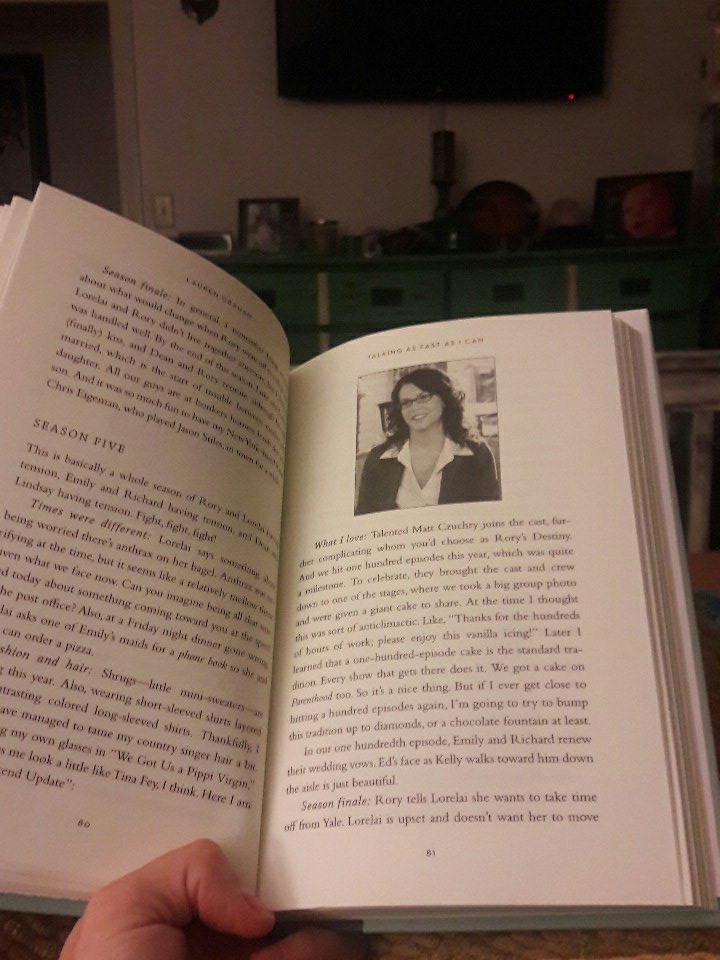 This never happens... I just started this book tonight. I am on page 81! Written so well, yet honest. Love it! Ahh! ❤ <a href="/thelaurengraham/">Lauren Graham</a>