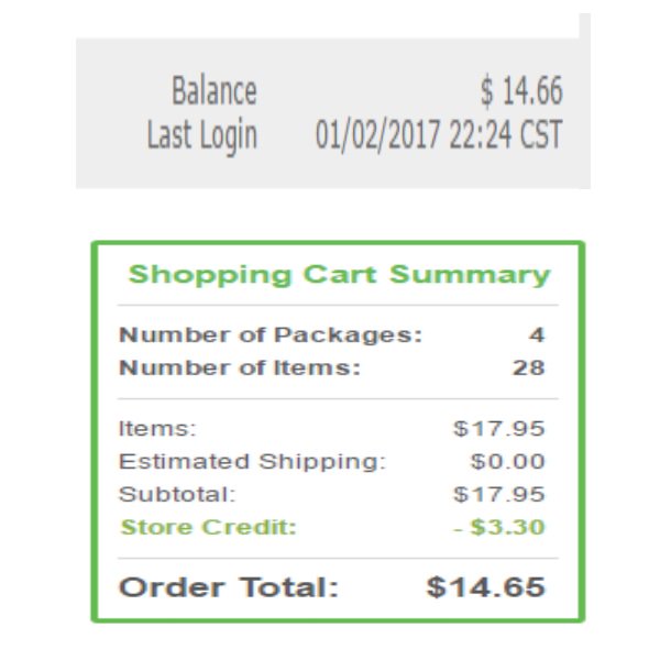 chrissycochris's tweet photo. My curse of never fully expending a giftcard, has hit a new level. https://t.co/vnEnnYTc0y