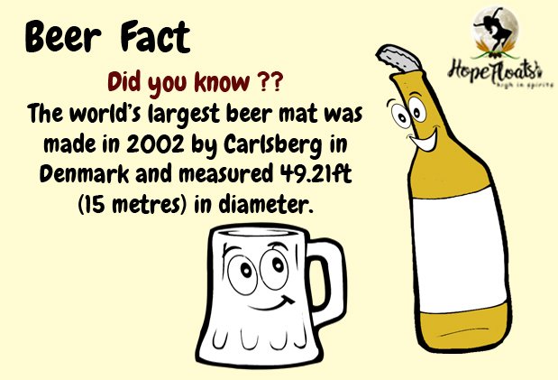 HopeFloatsOffl's tweet photo. #Beer_Fact @ @hopefloats143 https://t.co/92Ym3y5aVq