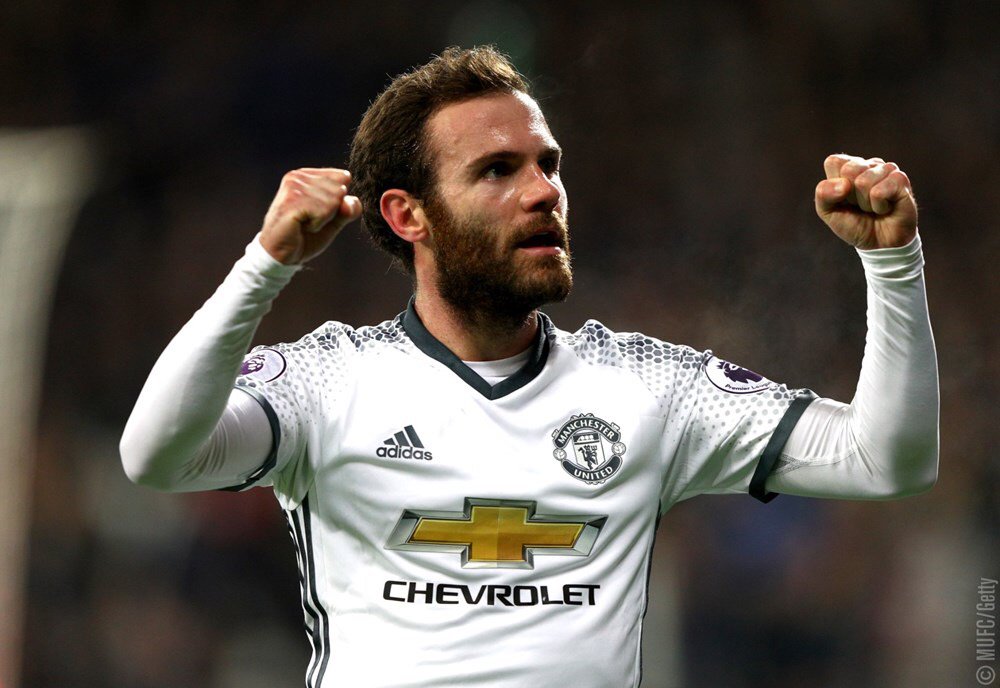 Chris_Lawro_'s tweet image. Juan Mata scored his 32nd goal for United against West Ham in his 127th appearance for the club.