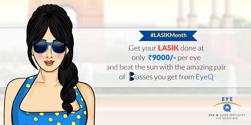 EyeQ_IN's tweet photo. You have to be over 18 years to have #LASIK eye surgery and we will take care of the rest.
Get the eye surgery done at #EyeQ for new offers. https://t.co/XK5mIw3F8o