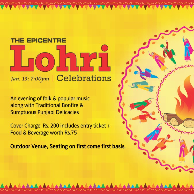 Lohri Celebrations- an evening of folk &amp; popular music by Simran S along with bonfire &amp; Punjabi delicacies #BookNow- bit.ly/2isIS75