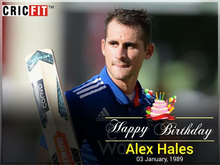 Cricfit Wishes Alex Hales a Very Happy Birthday! 