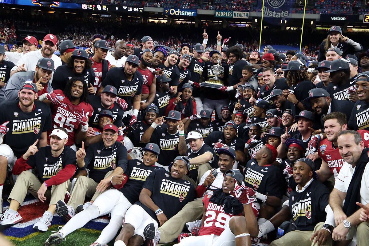 When the best are blocking for the best, records are broken!!! What a year. #BoomerSooner