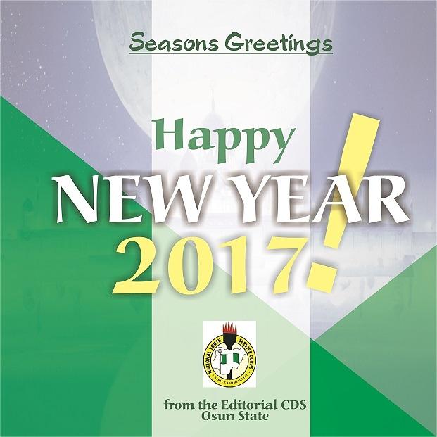 GOOD MORNING GREAT AUDIENCE NYSC WISHES YOU GREAT THINGS THIS YEAR AMEN.