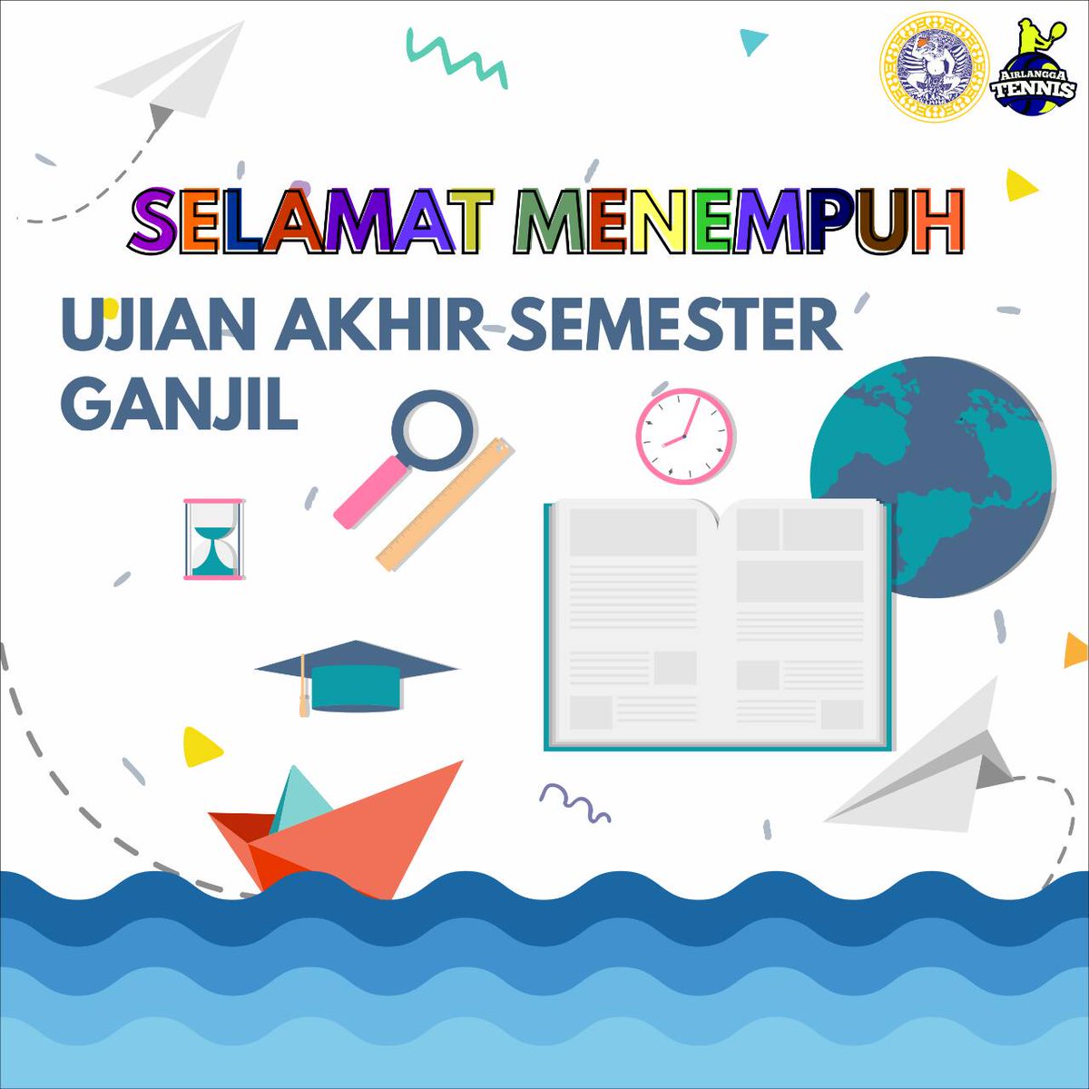 UkmTenisUA's tweet photo. [SELAMAT UJIAN]
Selamat menempuh Ujian Akhir Semester Ganjil sahabat tenis UNAIR. Jangan lupa berdo'a dan minta restu Orangtua yaaa. https://t.co/ZiMYcd5oN5