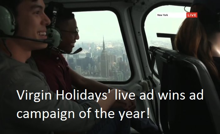 ITNProductions's tweet photo. Our #SeizeTheHoliday campaign has been crowned ‘campaign of the year’ 2016 by @MarketingWeekEd: https://t.co/H34jvpb2hn  

#ITNPadvertising https://t.co/z3sE34YO8j