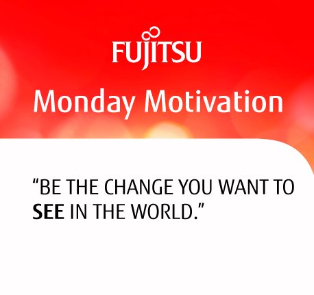 NAgarwal80's tweet photo. #MondayMotivation - "Be the change you want to see in the world" https://t.co/cKeVKyInOu