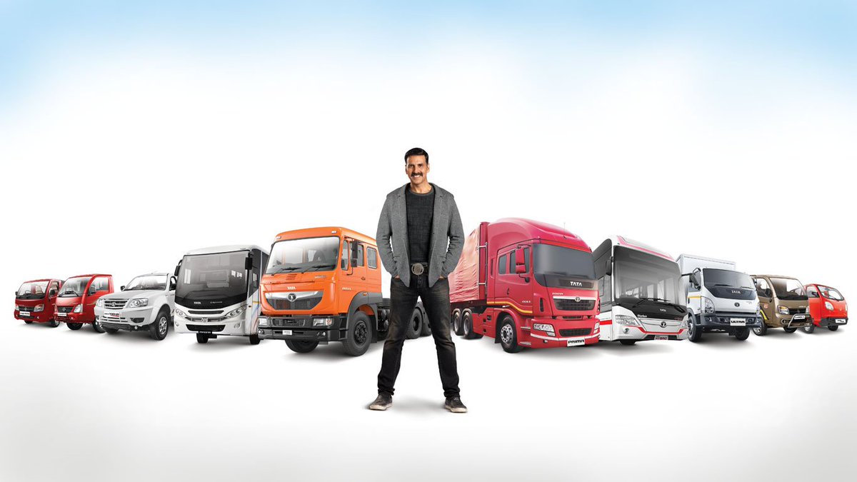 Tata Motors signs on Akshay Kumar as brand ambassador for its Commercial Vehicles:
driveinside.com/blog/15189/201…