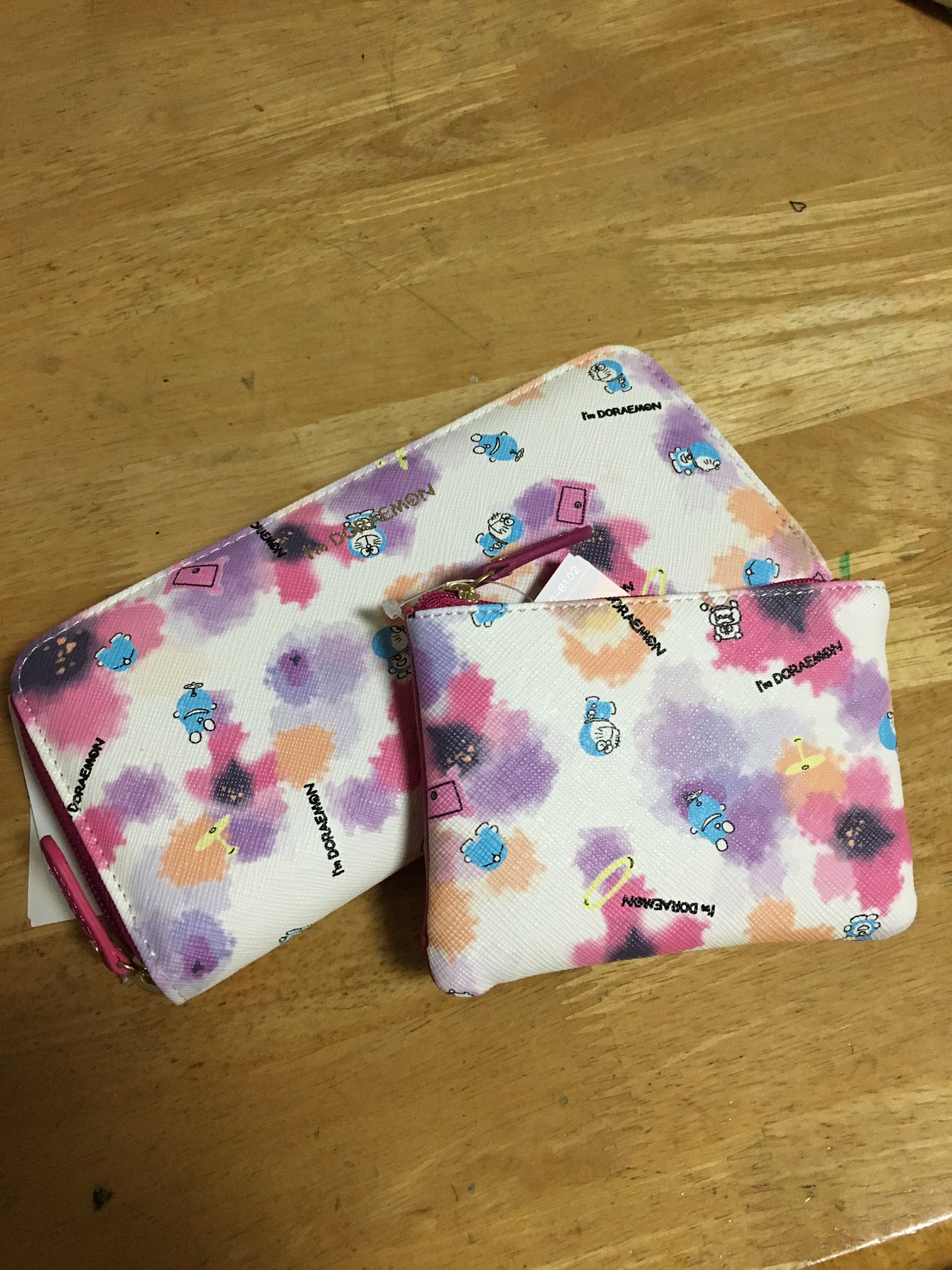ぽち しまむらで買ったドラえもんの財布と小銭入れ かわいい ぽち しまむらで買ったドラえもんの財布と小銭入れ かわいい