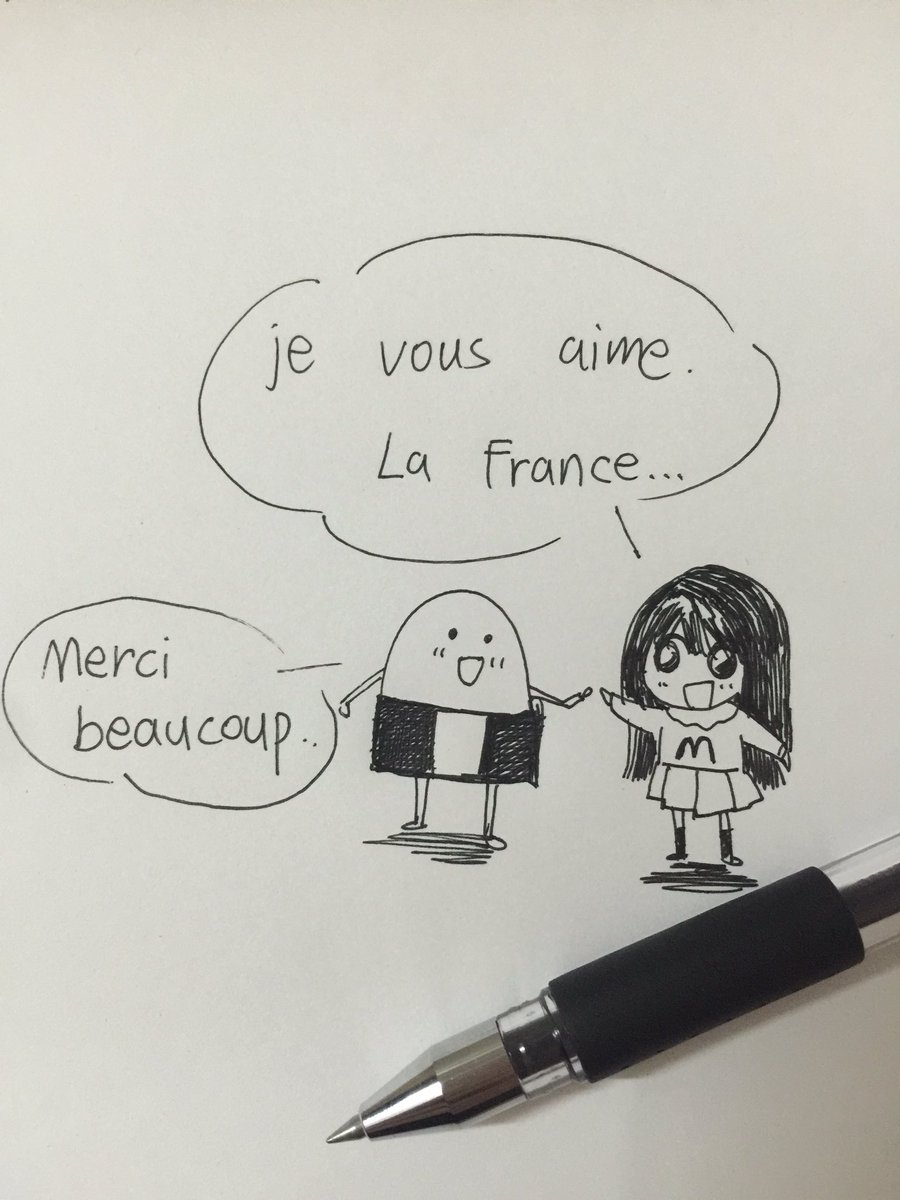 Je vous aime!La France…(゜▼゜*) 