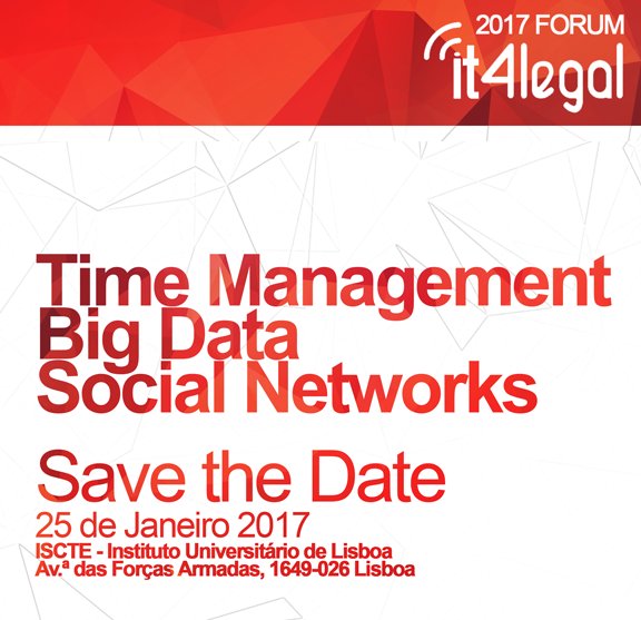 IT4Legal's tweet photo. Ano novo, evento it4legal novo! Inscrições em: https://t.co/KFr0fNFskF https://t.co/vijmey5kOi