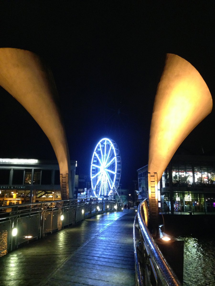 We're so lucky to work in such beautiful city. Looking good <a href="/SkyViewWheel/">Sky View</a>! 🎡 #bristol #perosbridge