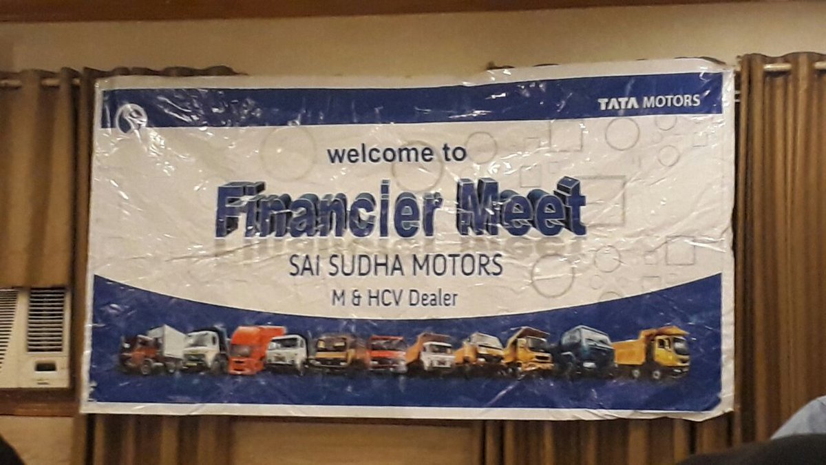 SaiSudhaMotor's tweet photo. HDFC bank financier meet https://t.co/uh1dRzUgYM