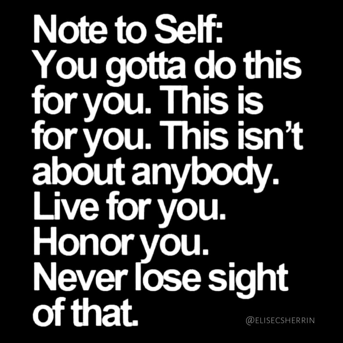 EliseCSherrin's tweet photo. Who are you doing it for? 

#Entrepreneur #YouNow #truth https://t.co/gO1t2bEKav