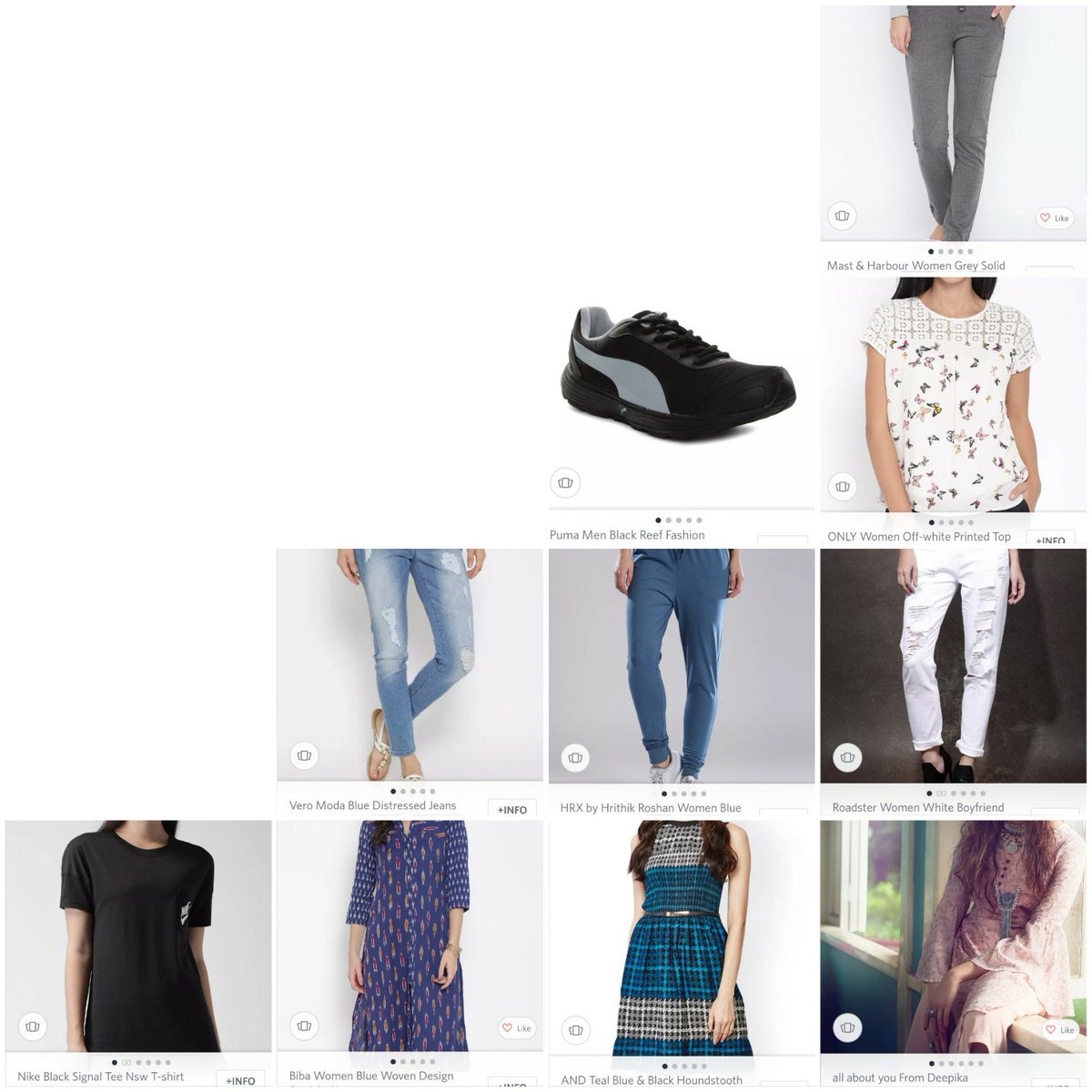 meghnanananana's tweet photo. @myntra 
Brands at 60% All about you
AND,Biba,Nike,Puma,Roadster,VeroModa,Only,HRX,Mast &amp; Harbour.
#MyntraBrandRush #MyntraEROSLive https://t.co/N6Ch1A3nq5