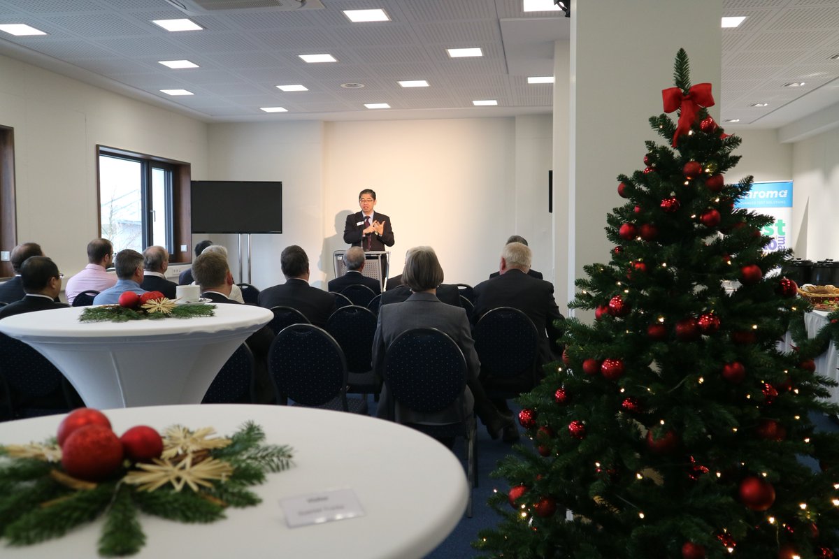 The Opening of our new German Service Centre 20 Dec..with Mr Leo Huang Chroma CEO, Mr Paul Ying, Mr David Yang, Dr Ishih Tseng