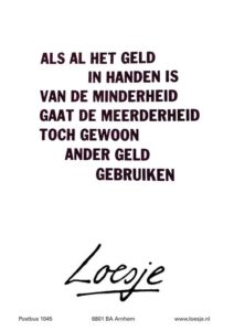 #Geld maakt dingen mogelijk; meer geld maakt meer dingen mogelijk, #andergeld maakt andere dingen mogelijk. Reële economie 1st <a href="/EierNU/">Eier Regiogeld</a>