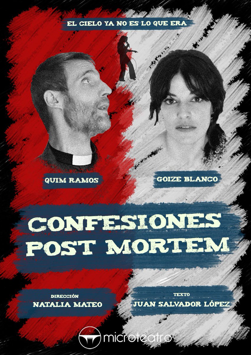 microteatro's tweet photo. Hoy vuelve #MicroConfesiones Nada volverá a ser lo mismo después de que la feligresa Dorothy visite al Padre Eccleston... #MicroClásicos https://t.co/bjYPAqQV7n