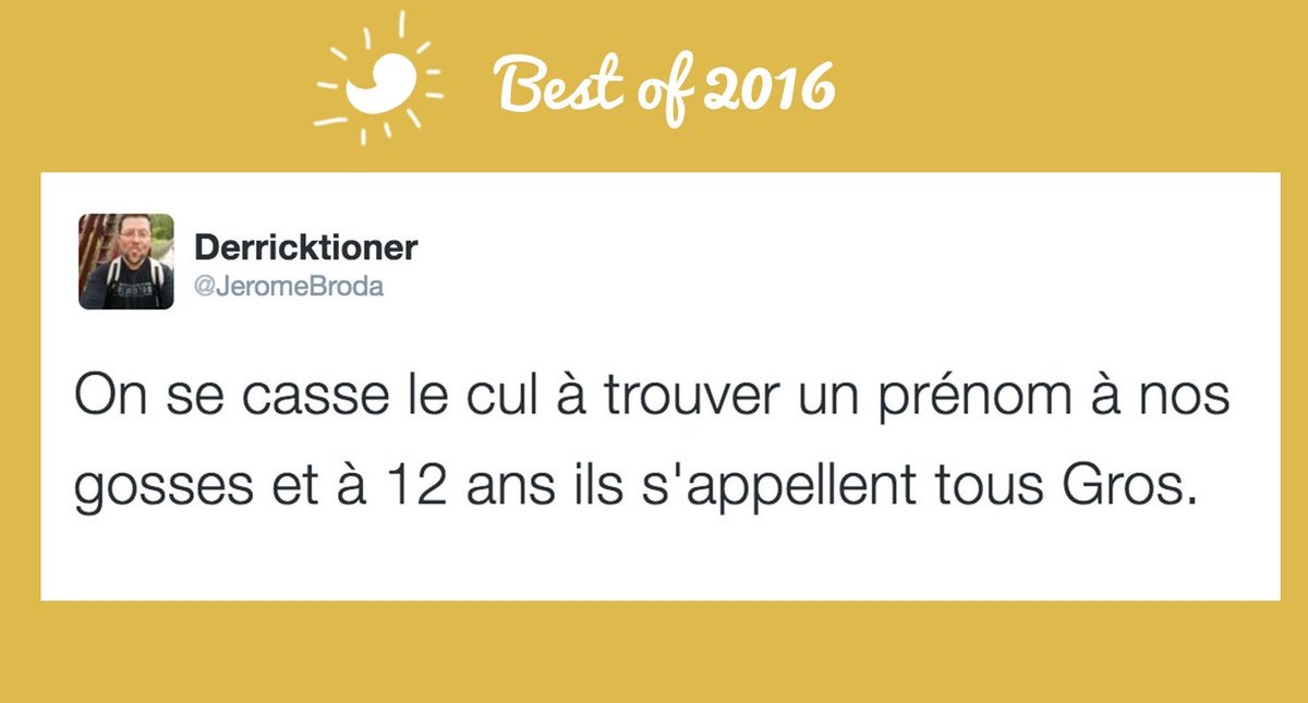 piweeFR's tweet photo. 😂 TOP 30 des tweets marrants de 2016, un peu d’humour pour bien commencer l'année 🎈
> https://t.co/hOSlGpEDyd https://t.co/azsF25l0iP