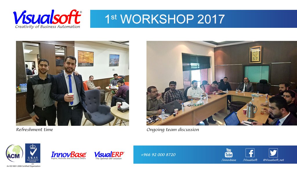 Visualsoft_net's tweet image. ورشة العمل الأولى 2017
#Visualsoft 1st Workshop 2017
