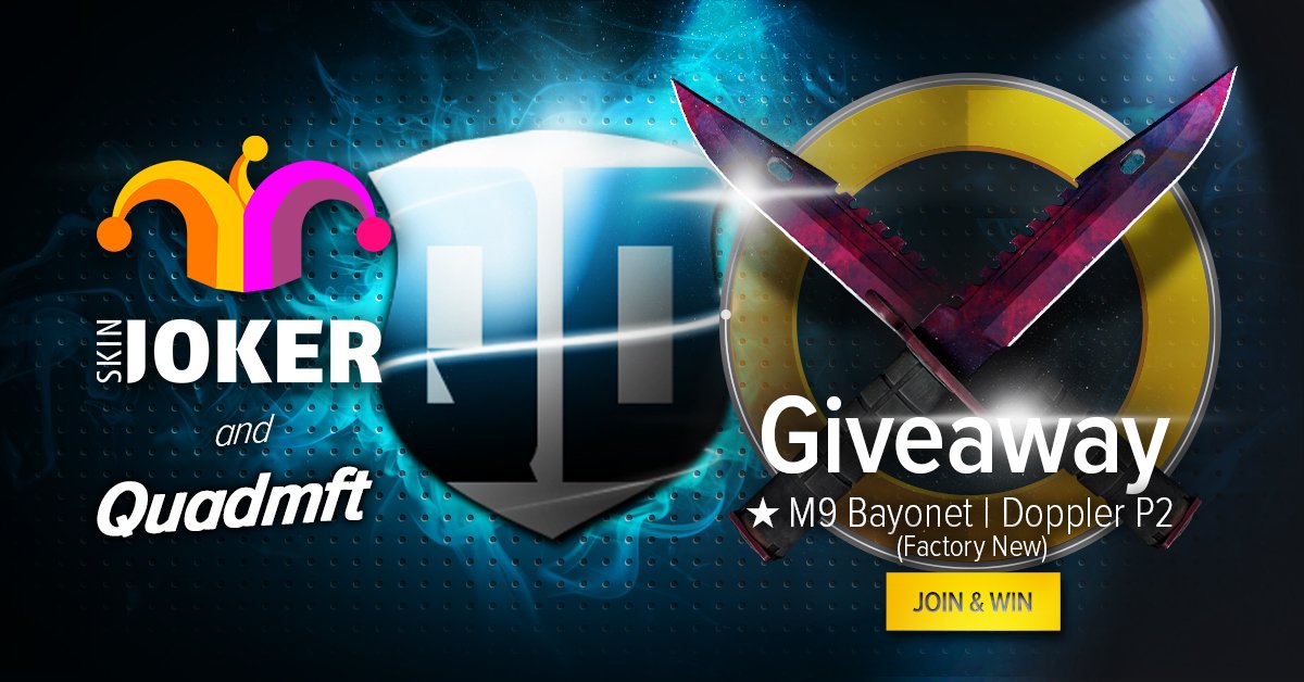 stakejokercom's tweet image. Hey Jokers. Join our ongoing giveaway with Quadmft. Don&apos;t miss your chance. GL! ow.ly/2m7K307DnT2