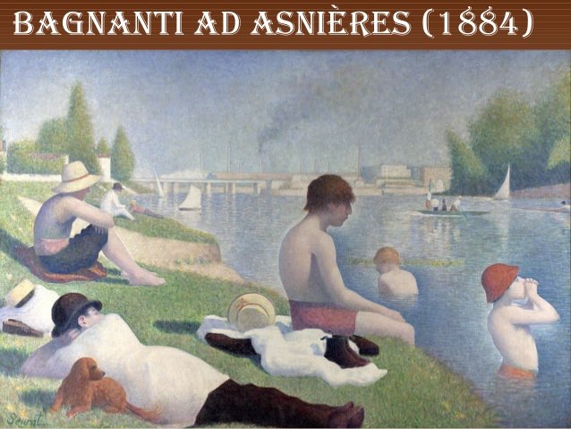 RosamariaNoia's tweet photo. ..erano lì fermi, semplicemente, affascinati dalla luce 
#Hamingway 
#UnAnnoDiParole 
@CasaLettori 
@AngeloGuarnier2 
@ochaurobora 
#Seurat https://t.co/BAp427sOPl