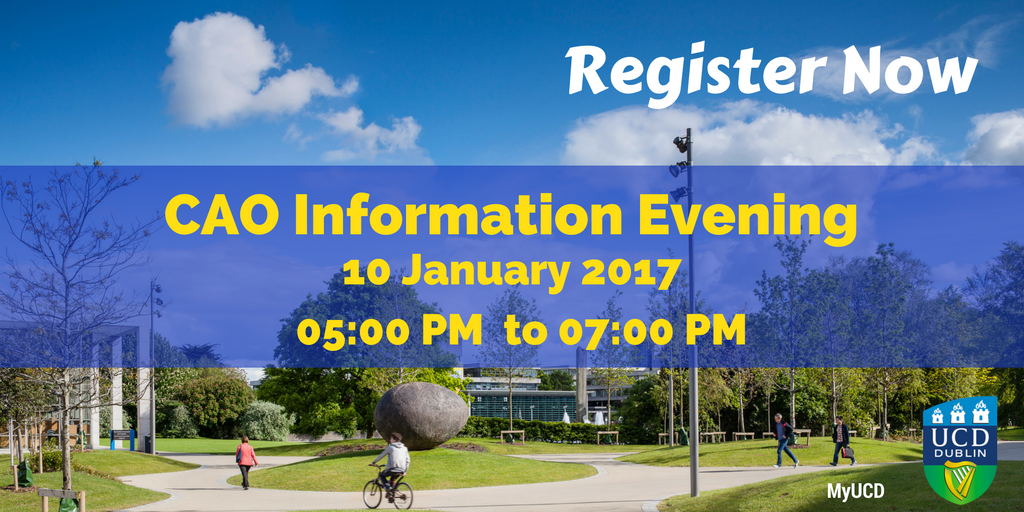 askUCD's tweet photo. Don't forget our #UCDCAOEvening takes place next week. Find out more information and register here: https://t.co/oeoNDER9bO https://t.co/fZ9pTBx3vD