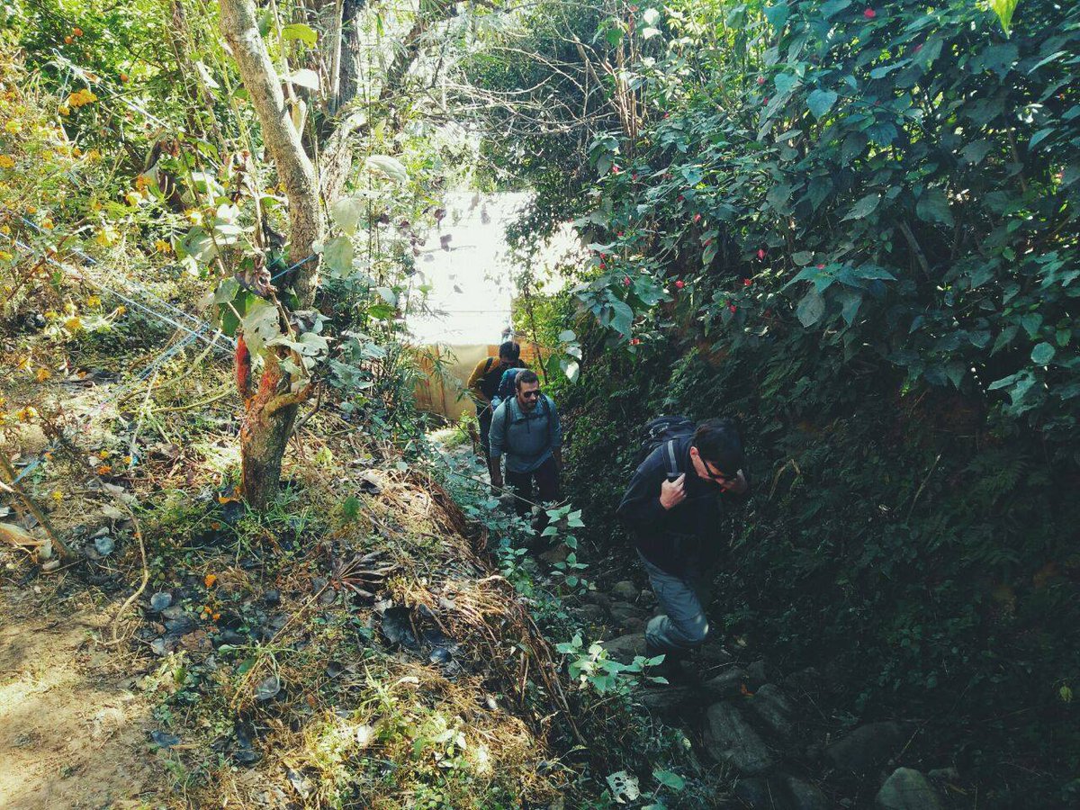 shiva_nepal's tweet photo. The #journey of a thousand miles begins with one step. First #hikers after the inauguration of #CommunityHike
Info: https://t.co/roDeBcjli5 https://t.co/uA83re9kPC