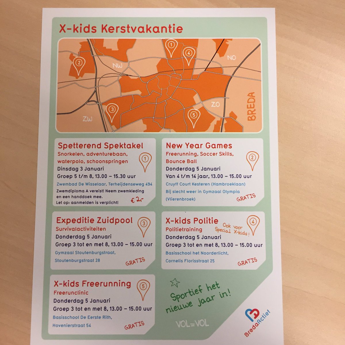 Vanmiddag weer vakantie activiteiten door <a href="/BredaActief/">Breda Actief</a>! Ook inschrijven voor as donderdag kan nog! #sport en #Spel